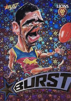 2019 Select Footy Stars - Starburst Caricatures Team Colour #SBTC5 Charlie Cameron Front